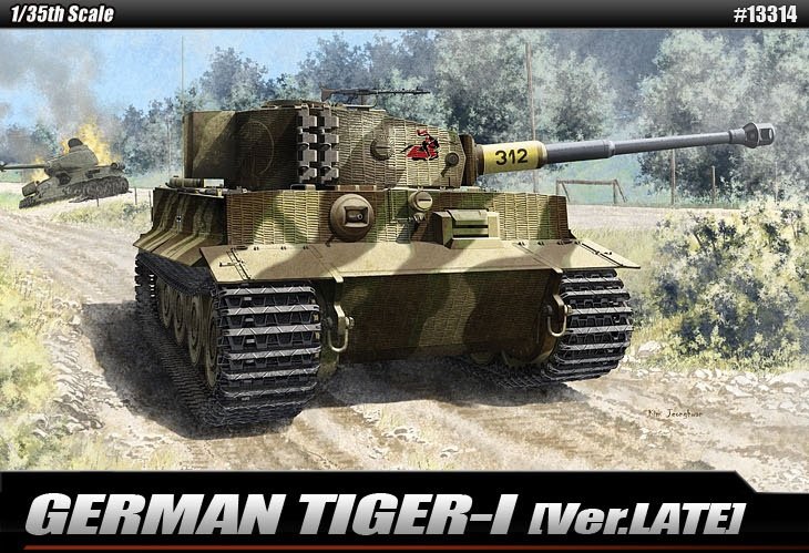 Academy 13314 GERMAN TIGER I Ver.LATE 1/35