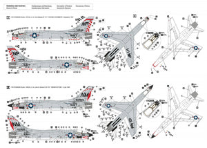 Hobby 2000 72073 F-8E Crusader MiG Killers ( ACADEMY + CARTOGRAF + MASKI ) 1/72 – Bild 2
