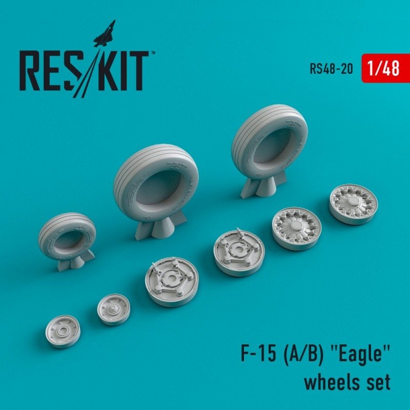 RESKIT RS48-0020 F-15 (A/B) &amp;quot;Eagle&amp;quot;resin wheels 1/48
