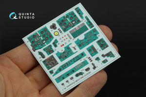 Intérieur imprimé en 3D et coloré sur papier décalcomanie Quinta Studio QDS-32121 MiG-21UM (Trumpeter) (Petite version) 1/32 – image 6
