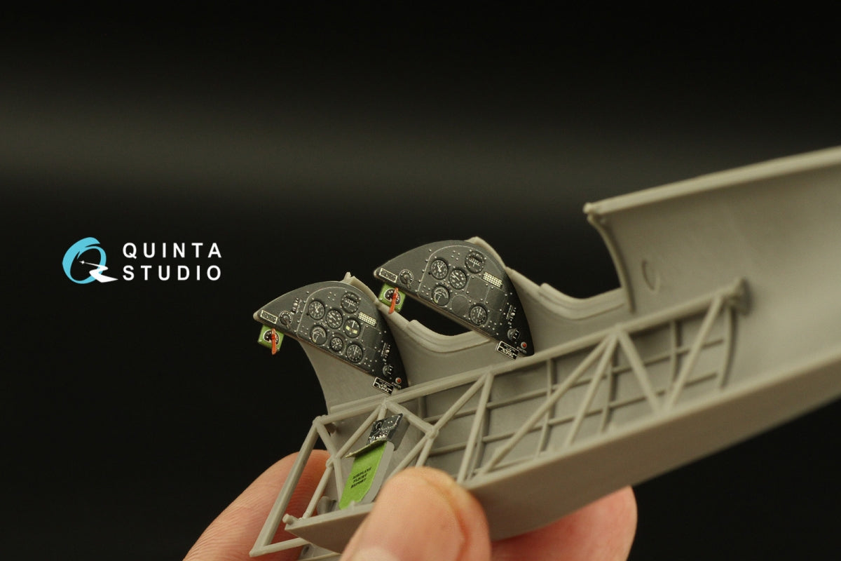 Quinta Studio QD32161 PT-13 Kaydet 3D-Printed &amp;amp; coloured Interior on decal paper (Roden) 1/32 – immagine 9