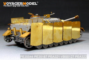 Voyager Model PEA321 WWII German StuG.IV Pivot-Mounting Swinging Type Hull Side Armour Skirts (For DRAGON) 1/35 – zdjęcie 8