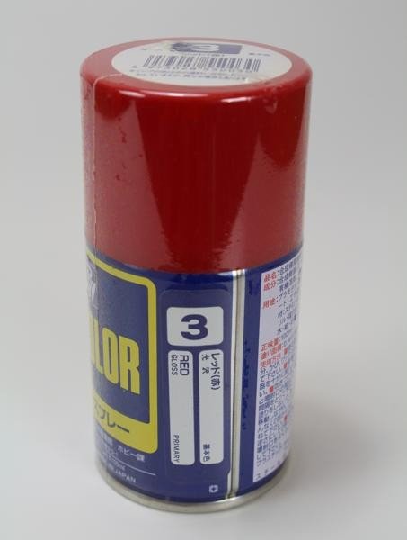 Mr.Hobby S-003 S003 Red - (Gloss) Spray – image 2