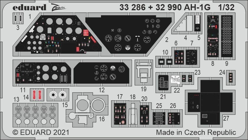 Eduard BIG33138 AH-1G ICM 1/32 – immagine 4