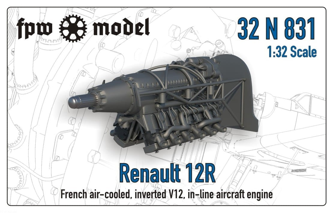 FPW Model 32N831 Renault 12R 1/32