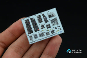 Quinta Studio QD+48448 F-4G early 3D-Printed &amp;amp; coloured Interior on decal paper (Zoukei Mura SWS) (with 3D-printed resin parts) 1/48 – immagine 5