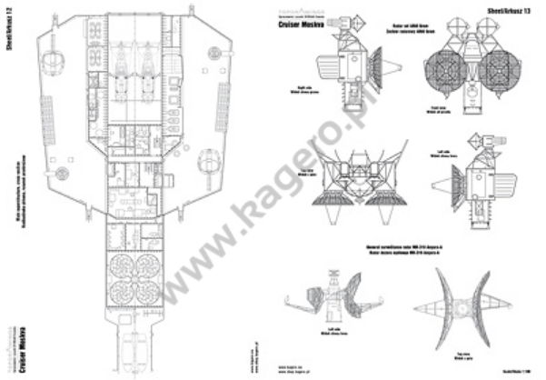 Kagero 7055 The Cruiser Moskva EN/PL – image 4