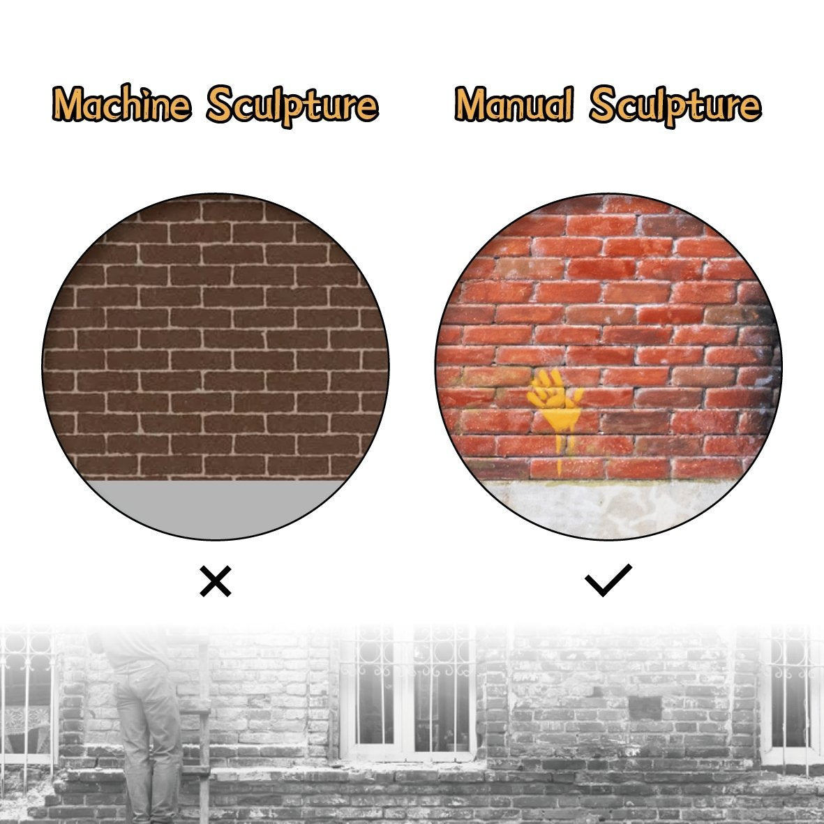 Liang 0227 Model Brick Graver for Dioramas – imagen 2