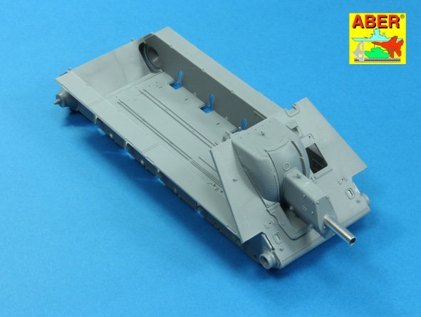 Aber 35L-204 Soviet 122mm M-30 barrel for SELF-PROPELLED GUN SU-122 1/35 – immagine 3