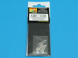 Aber 350L-18 Set of 9 pcs 203 mm barrels for San Francisco type 1/350 – Bild 5