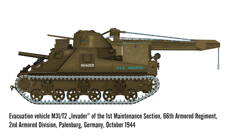 Mirage Hobby 720004 M31/T2 Heavy Wrecker WW2 US. Army 1/72 – Bild 8