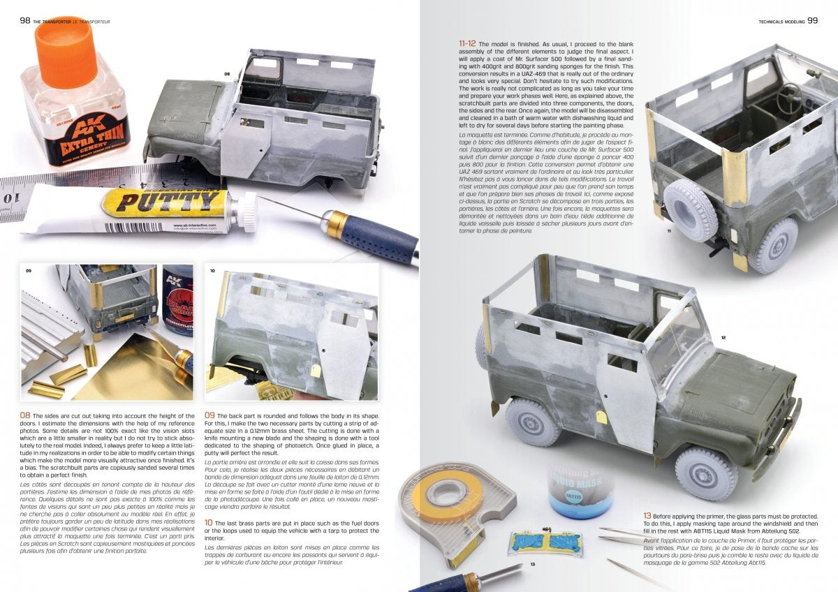 AK Interactive AK130004 TECHNICALS – MAX LEMAIRE EN/FR – zdjęcie 5