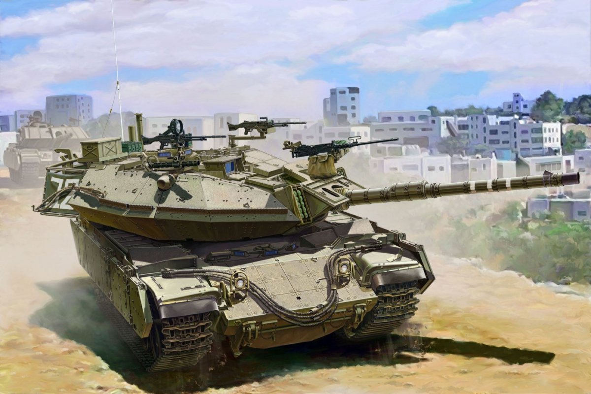 Meng Model TS-040 Israel Main Battle Tank Magach 6B Gal Batash 1/35 – imagen 5