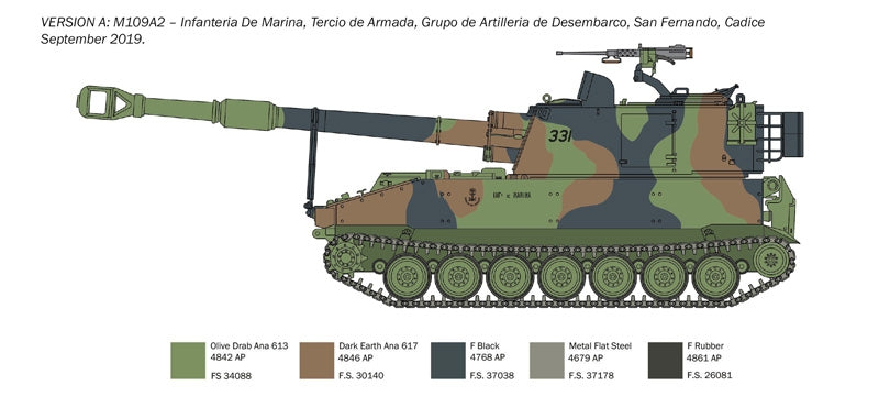 Italeri 6589 M109 A2/A3/G 1/35 – Bild 8