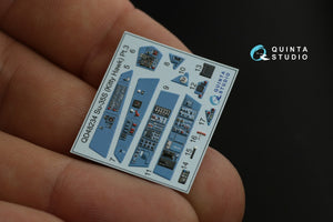 Quinta Studio QD48234 Su-35S 3D-Printed &amp;amp; coloured Interior on decal paper (KittyHawk) 1/48 – zdjęcie 11