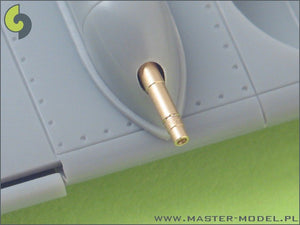 Master AM-48-016 Mitrailleuse d&amp;#39;avion allemande MK 108 (30 mm) canons et tubes de souffle (2 pièces) (1/48) – image 3