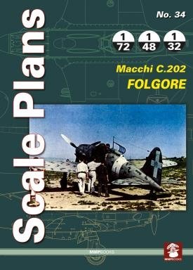 MMP Books 81265 Plans à l&amp;#39;échelle n° 34 Macchi C.202 Folgore FR