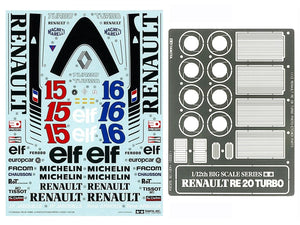 Tamiya 12033 Renault RE-20 Turbo (w/Photo-Etched Parts) 1/12 – zdjęcie 9