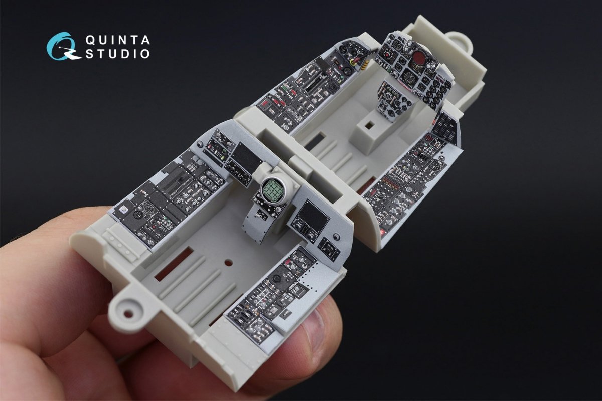Quinta Studio QD32036 F-4D 3D-Printed &amp;amp; colored Interior on decal paper (Tamiya) 1/32 – image 4
