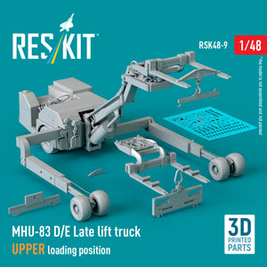 RESKIT RSK48-0009 MHU-83 D/E Late lift truck UPPER loading position (3D Printed model kit) 1/48 – image 2