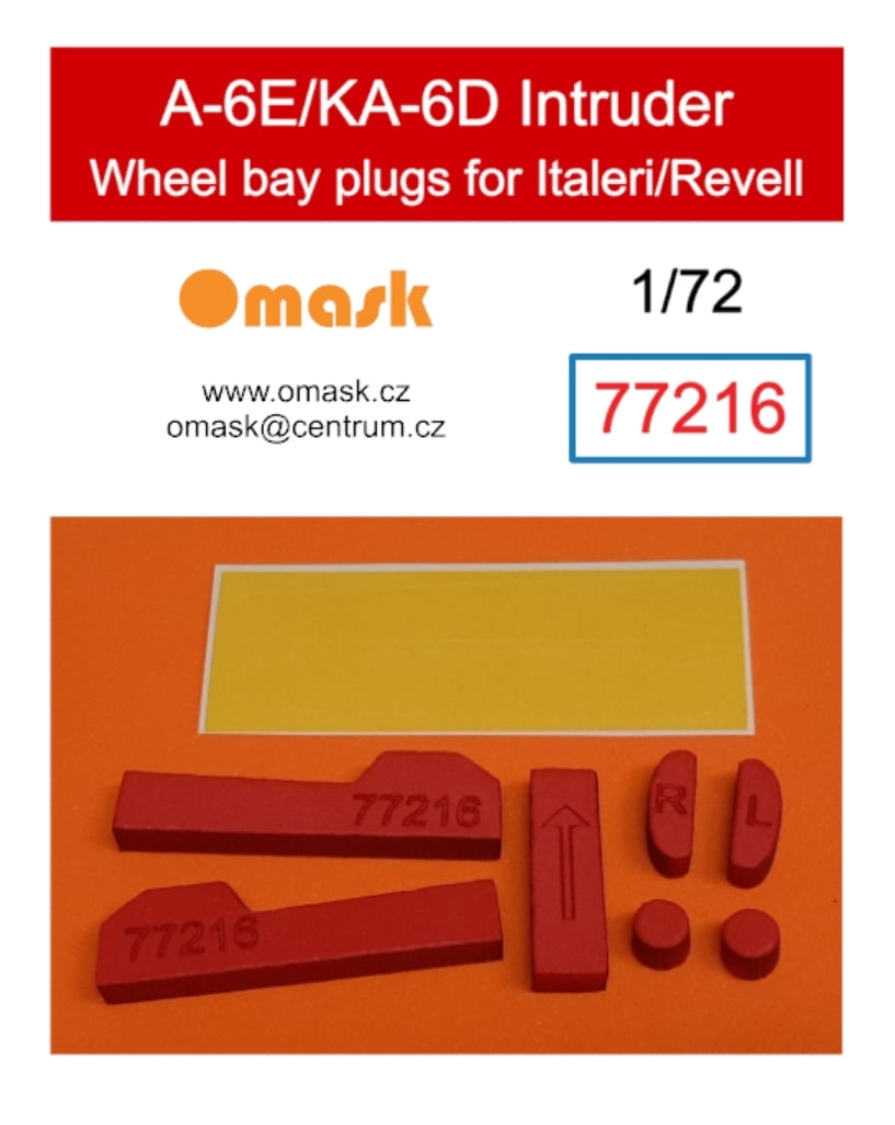 Omask OMK77216 Bouchons de puits de train d&amp;#39;atterrissage pour Mig-19 S/P/PM (pour KP) 1/72