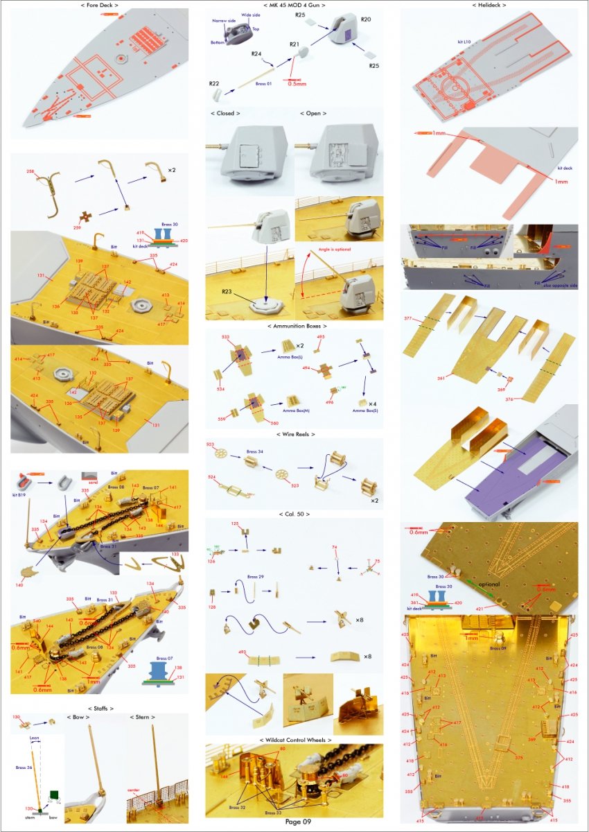 Pontos 35028F1 USS DDG-92 Momsen Flight IIa Detail Up Set 1/350 – zdjęcie 20