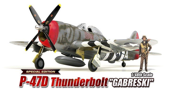 Academy 12222 P-47D Thunderbolt (GABRESKI)1/48 – Bild 2