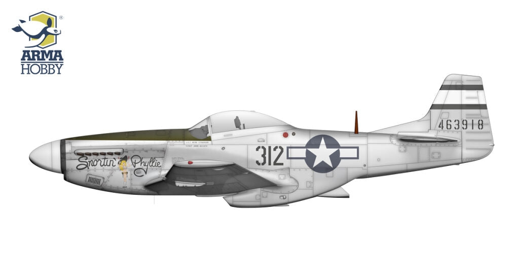 Arma Hobby 70073 P-51D Mustang Very Long Range 1/72