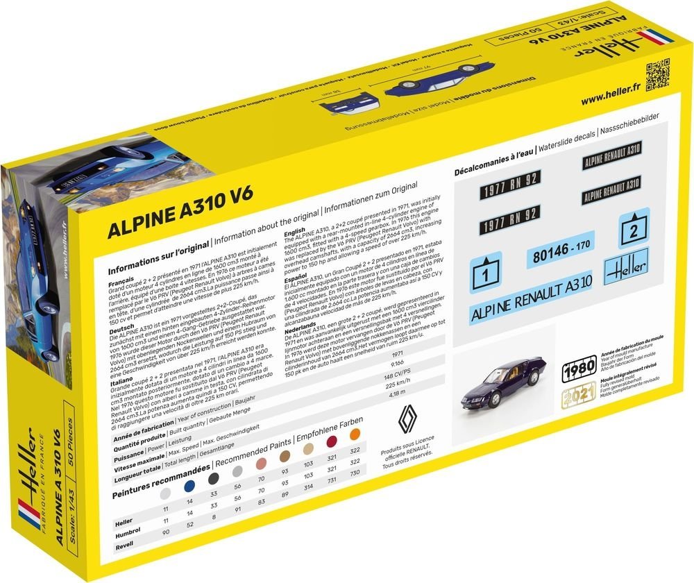 Heller 80146 Alpine A310 V6 1/43 – Bild 3