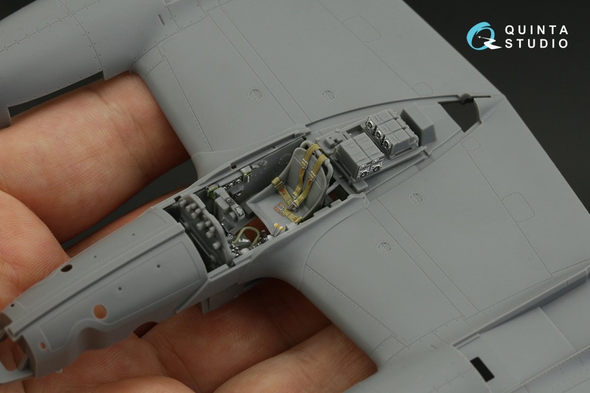 Quinta Studio QD48327 P-38J 3D-Printed &amp;amp; coloured Interior on decal paper (Tamiya) 1/48 – imagen 10
