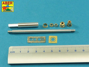 Aber 35L-296 Lufa Pak 43/3 L/71 8,8cm do Jagdpanter G1 późna lub G2 dla modeli Takom 1/35 – zdjęcie 2