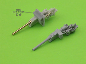 Master GM-72-015 Type 95 Ha-Go - Canon de 37 mm Type 94 avec support en résine (pour maquette IBG) 1/72 – image 3