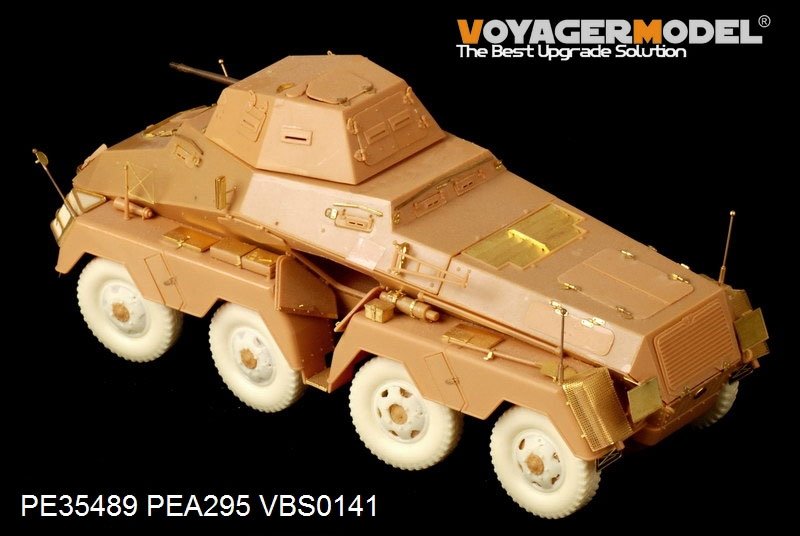 Maquette Voyager PE35489 Sd.Kfz.231 8 ROD allemand de la Seconde Guerre mondiale, version initiale, pour AFV 35231, échelle 1/35 – image 4