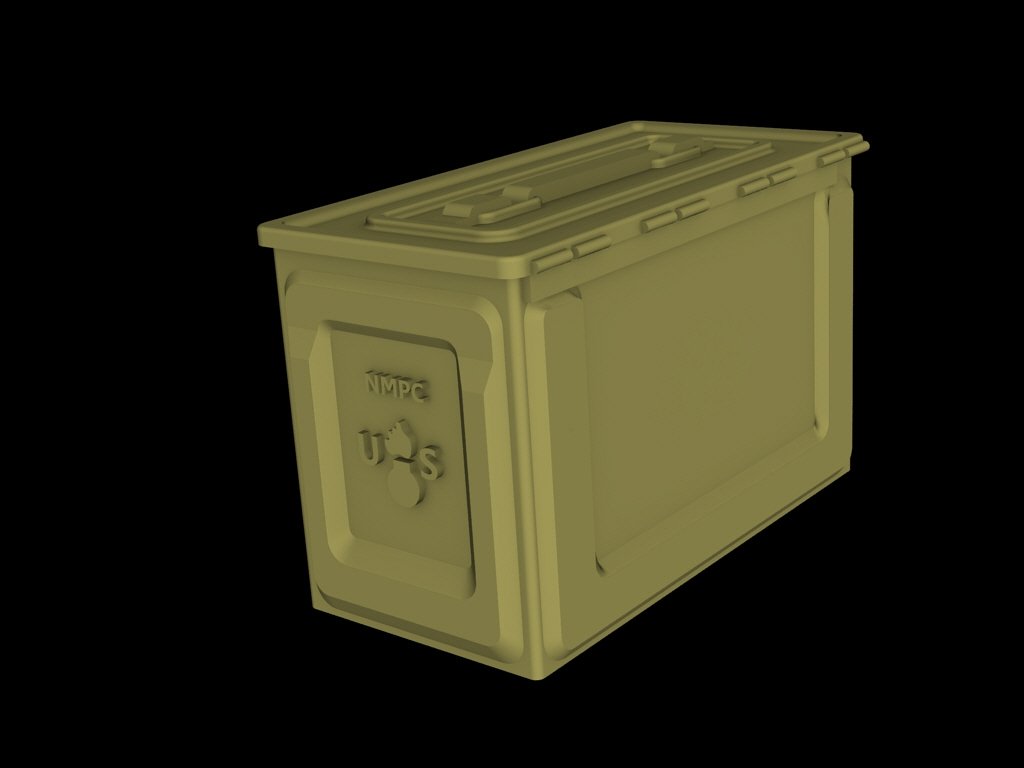 Panzer Art RE35-394 US ammo boxes for 0,5 ammo (metal pattern) 1/35 – Bild 3