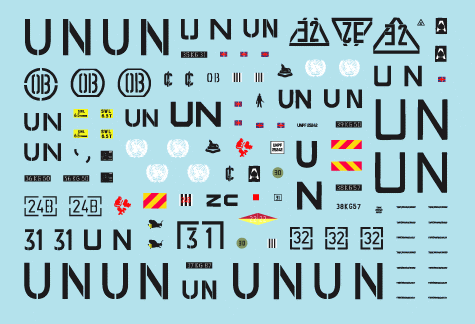 Star Decals 72-A1009 Balkan Peacekeepers (1) British UN Warriors 1/72 – immagine 3
