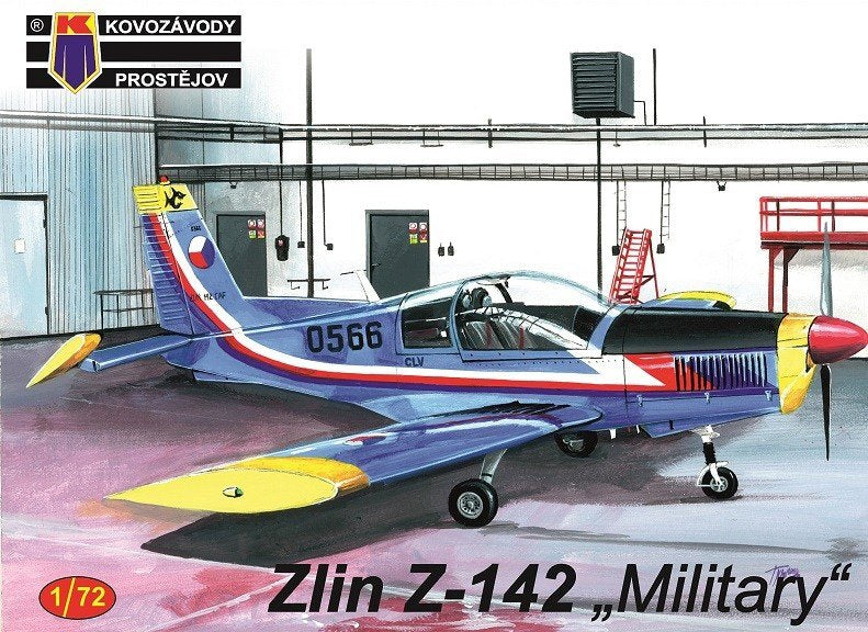 Kovozavody Prostejov KPM0143 Zlin Z-142 « Militaire » 1/72