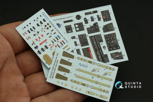 Quinta Studio QD32093 He 219 3D-Printed &amp;amp; coloured Interior on decal paper ( Revell ) 1/32 – imagen 13