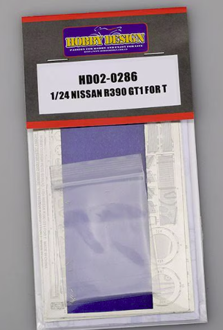Hobby Design HD02-0286 Nissan R390 GT1 Detail-Up Set (for Tamiya) 1/24 – immagine 2
