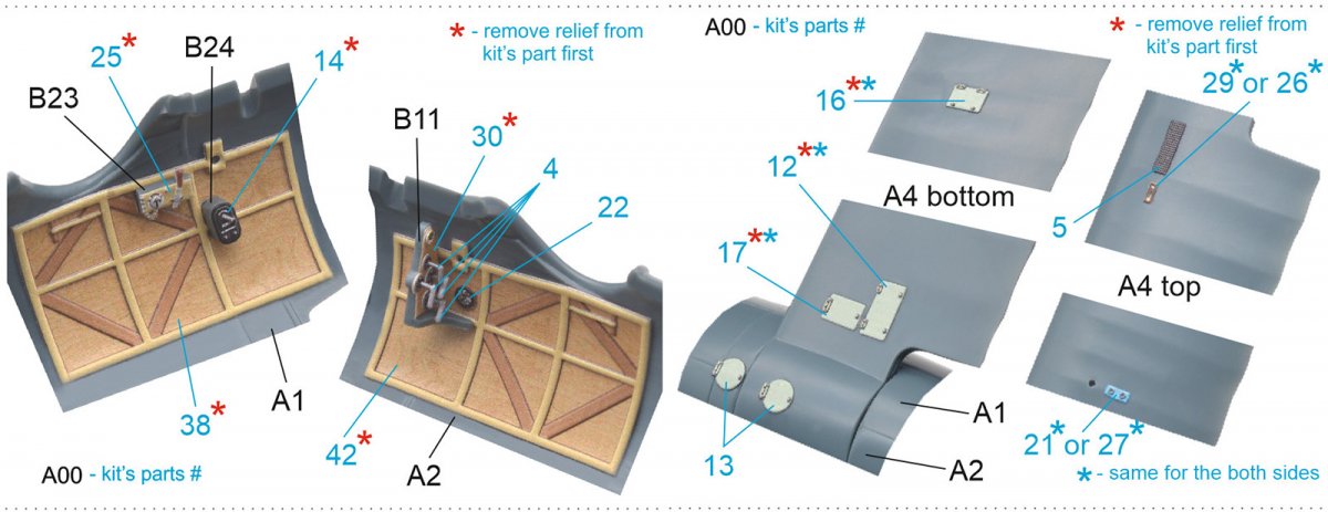 Quinta Studio QD48193 Albatros D.V 3D-Printed &amp;amp; coloured Interior on decal paper (Eduard) 1/48 – Bild 12