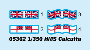 Trumpeter 05362 HMS Calcutta 1/350 – imagen 8