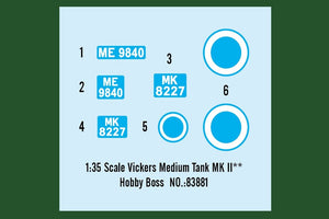 Hobby Boss 83881 Vickers Medium Tank MK II** 1/35 – image 3