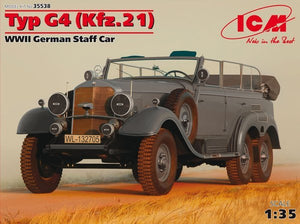ICM 35538 Typ G4 (Kfz.21) WWII German Staff Car 1/35