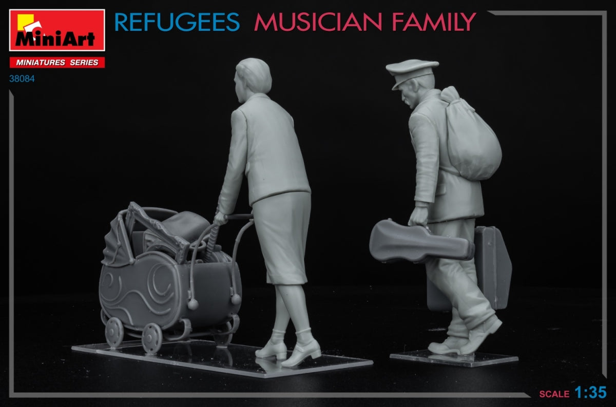 MiniArt 38084 REFUGEES. MUSICIAN FAMILY 1/35 – zdjęcie 5