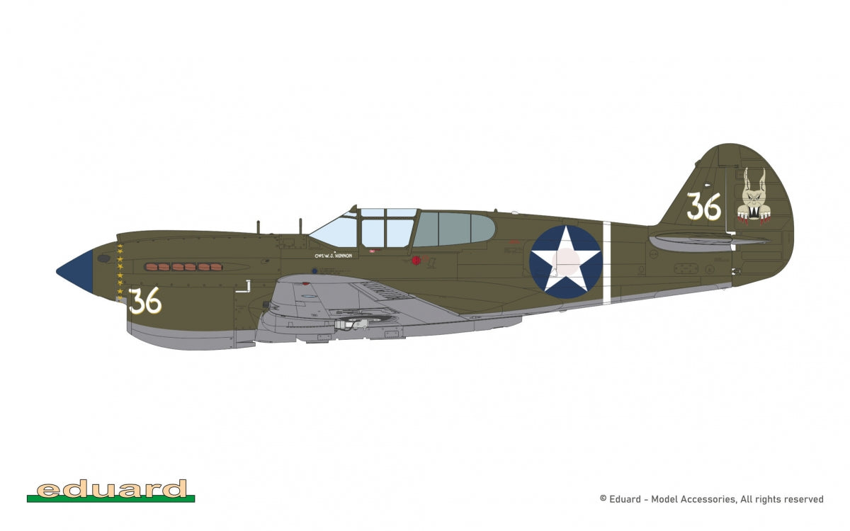 Eduard 11185 Pacific Star P-40E Warhawk - The Limited Edition 1/48 – zdjęcie 8