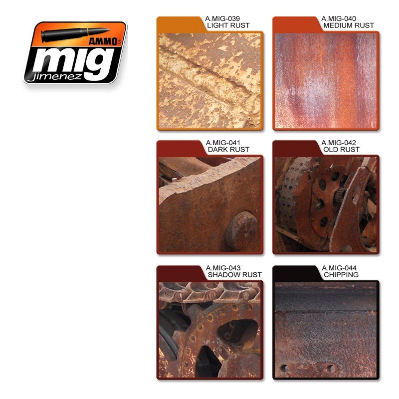 AMMO of Mig Jimenez 7106 RUST EFFECTS COLORS – immagine 2