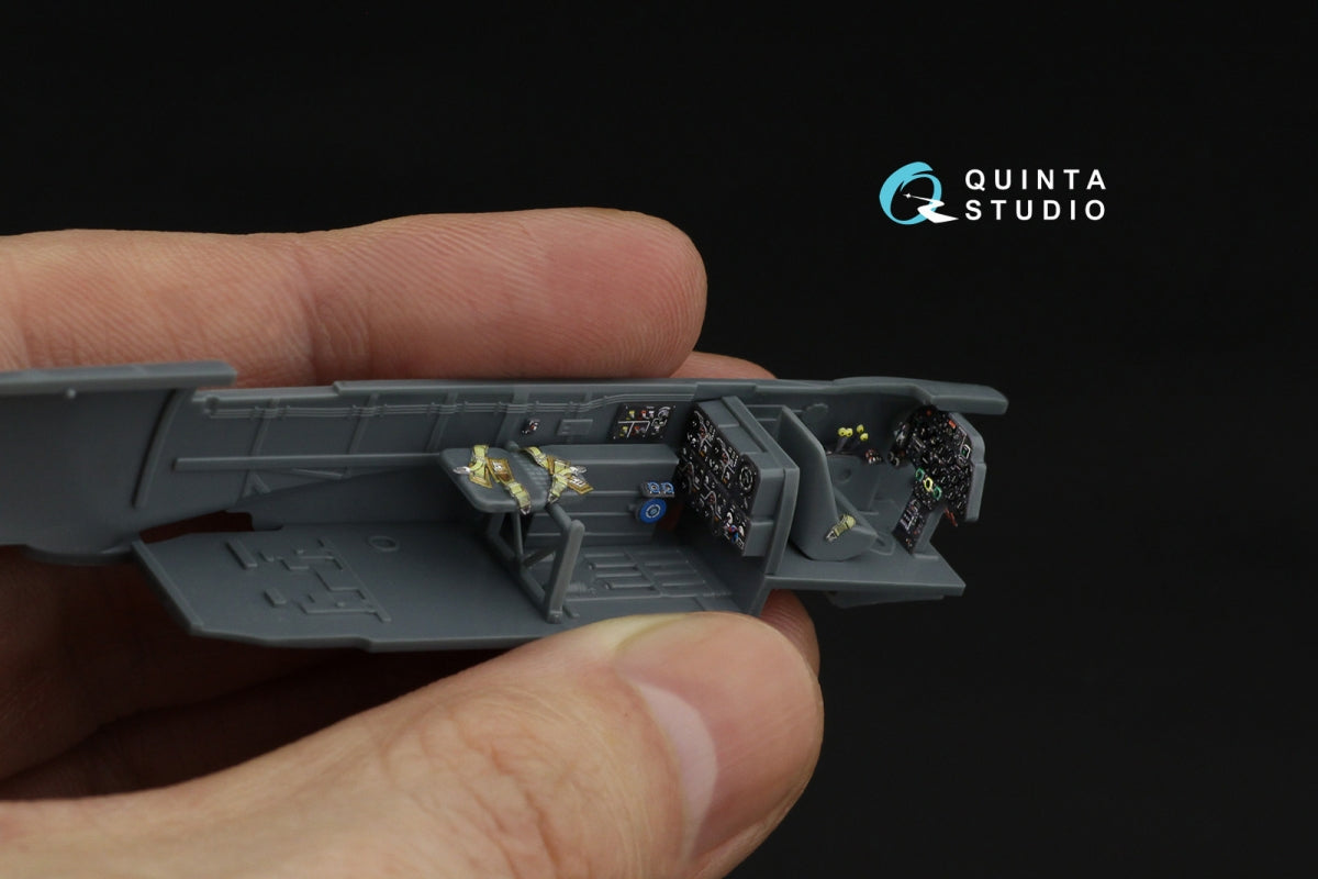 Quinta Studio QD72188 Bf 110G2/4 3D-Printed &amp;amp; coloured Interior on decal paper (Eduard) 1/72 – imagen 10