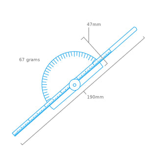 Modelcraft PGA6502 Depth Gauge with Protractor – Bild 2