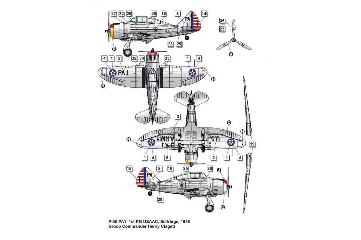 Dora Wings 48012 Seversky P-35 1/48 – immagine 7