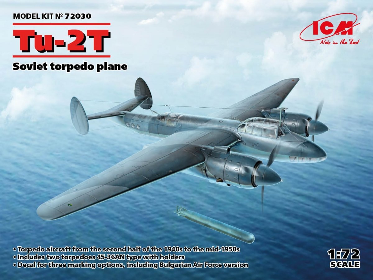 ICM 72030 Tu-2T, avion torpilleur soviétique au 1/72