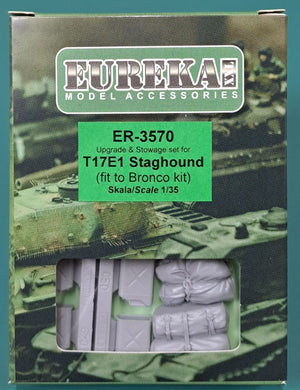 Eureka XXL ER-3570 Upgrade &amp;amp; Stowage Set for T17E1 Staghound (Bronco) 1/35 – immagine 2